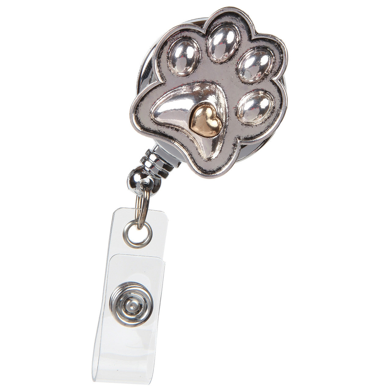 Canis Dog Paw Retractable ID Badge Reel boojeebeads.